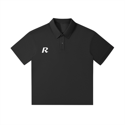 Drop Shoulder Short-Sleeve Polo