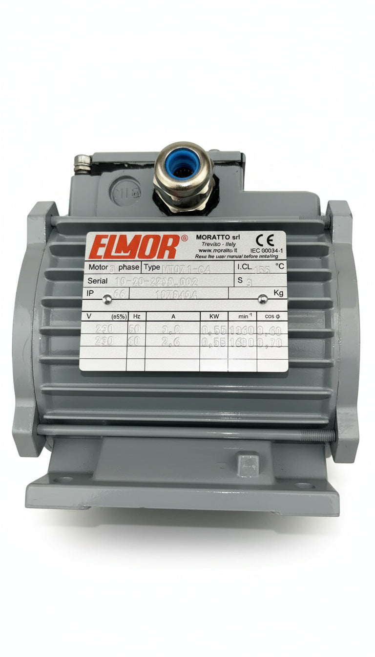 Motor with capacitor