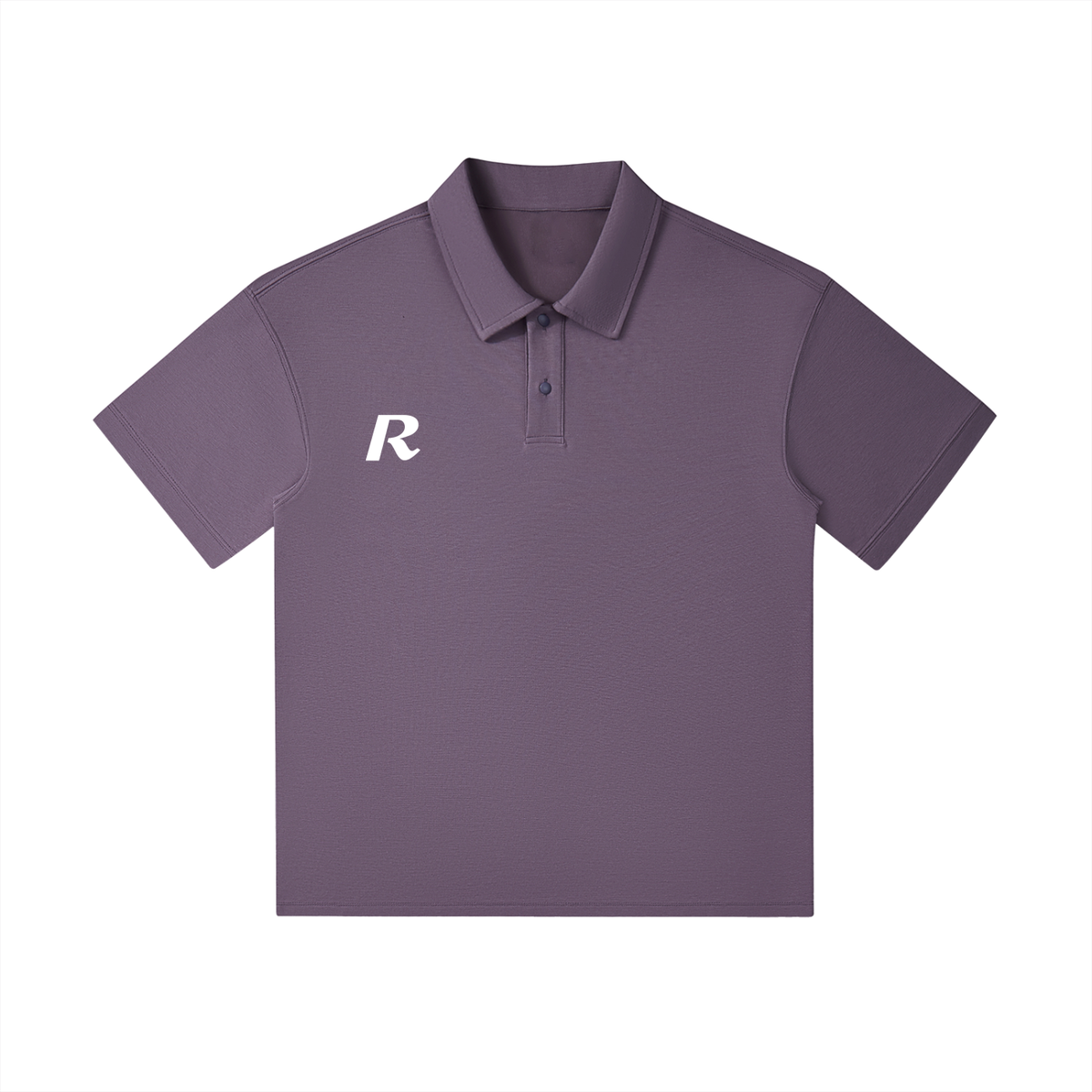 Drop Shoulder Short-Sleeve Polo