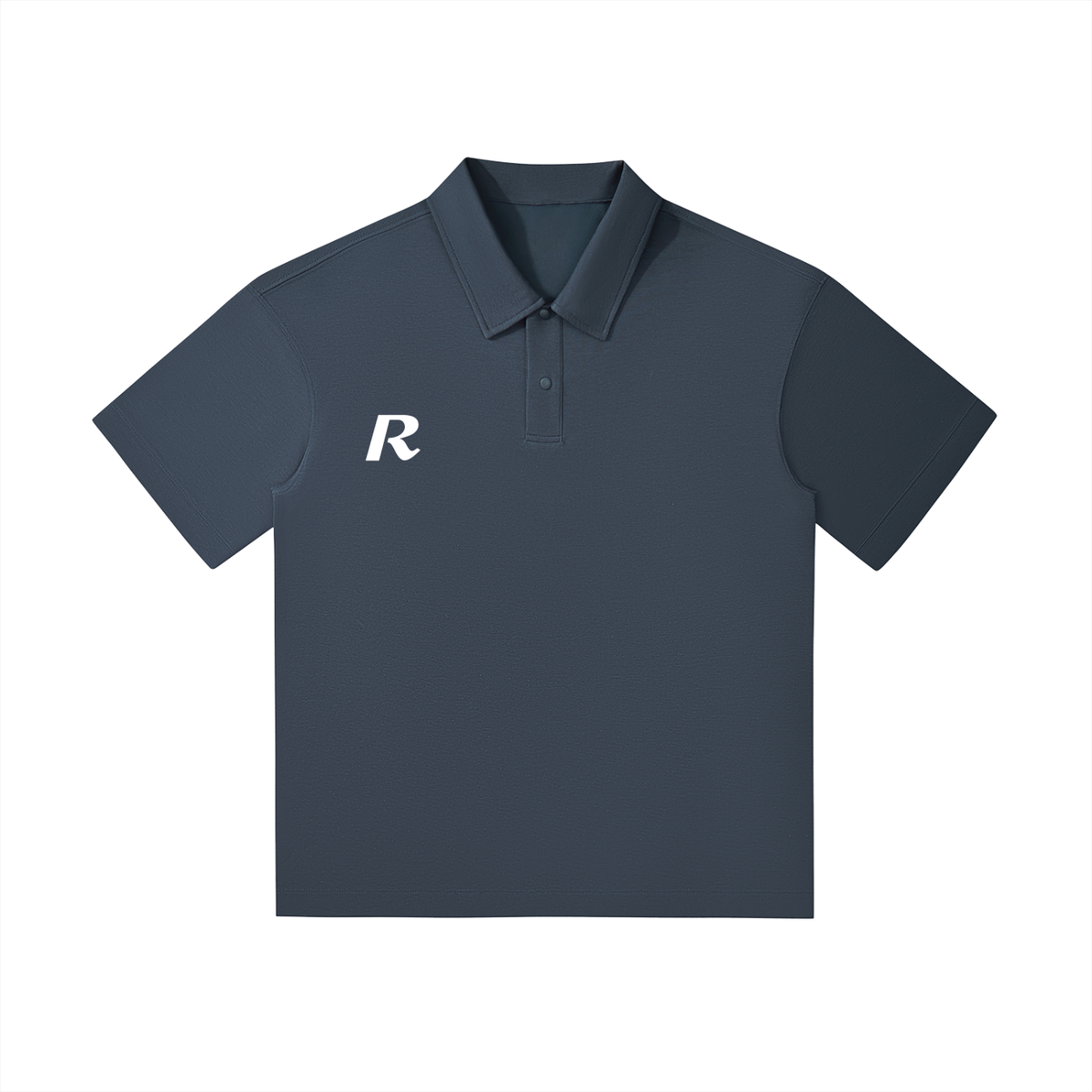 Drop Shoulder Short-Sleeve Polo
