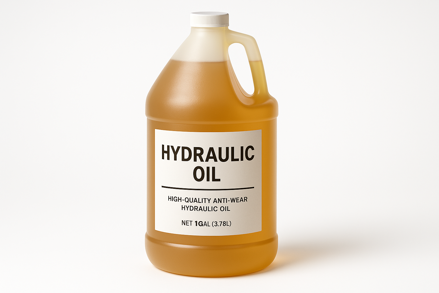 generic plastic gallon of hydraulic oil