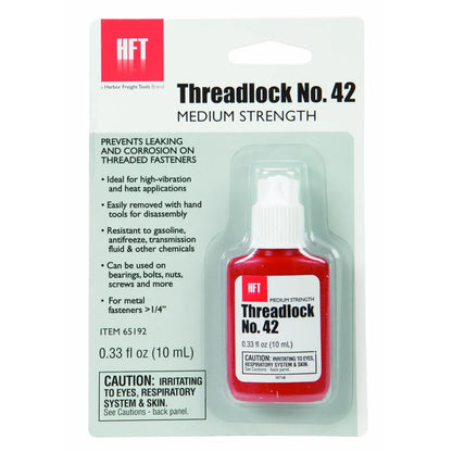 HFT Threadlocker, No. 42, 10 mL Medium Strength